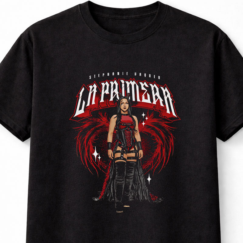 Stephanie Vaquer “La Primera” Crimson Graphic Adults & Kids Unisex T-Shirt