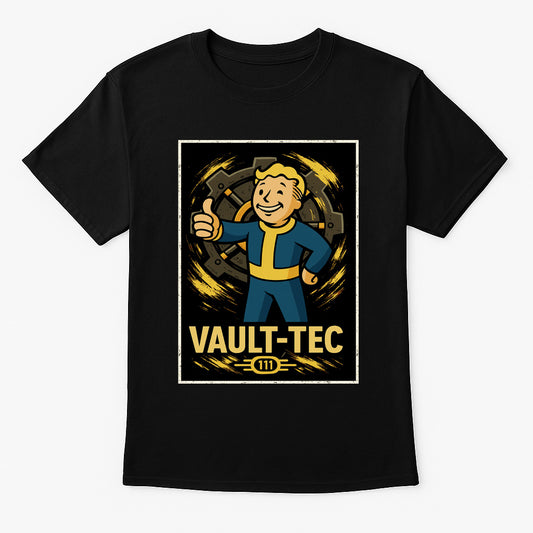 Fallout Vault-Tec “Prepare for the Future” Unisex T-Shirt – Post-Apocalyptic Survival Tee