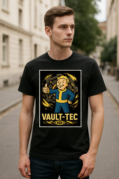 Fallout Vault-Tec “Prepare for the Future” Unisex T-Shirt – Post-Apocalyptic Survival Tee