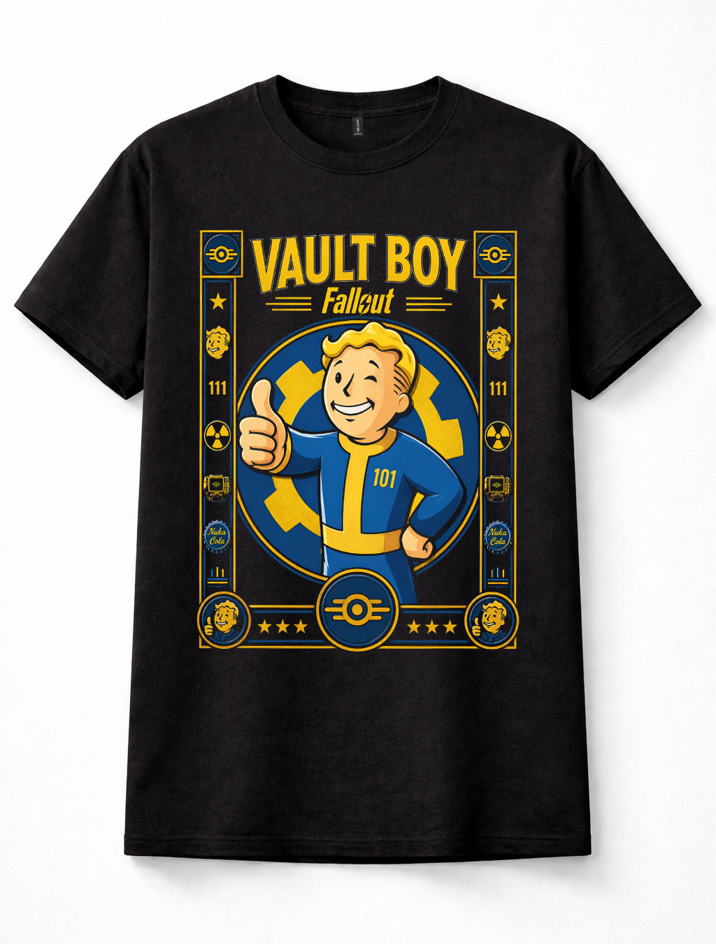 Fallout Vault Boy Vault 101 Gamer Graphic Unisex T-Shirt