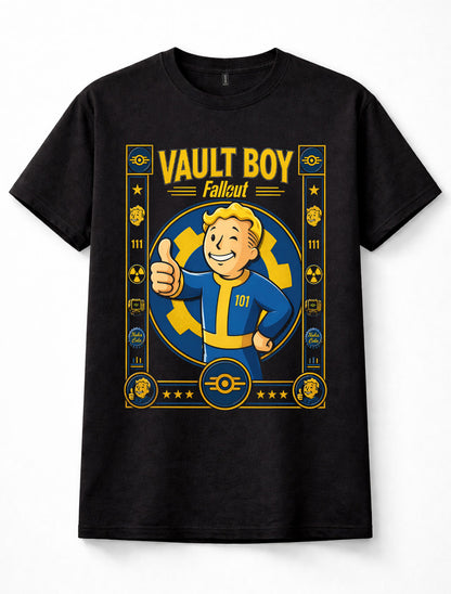 Fallout Vault Boy Vault 101 Gamer Graphic Unisex T-Shirt
