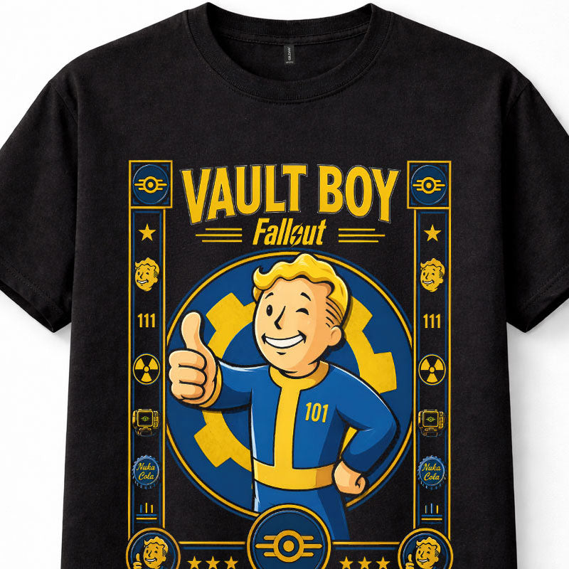 Fallout Vault Boy Vault 101 Gamer Graphic Unisex T-Shirt