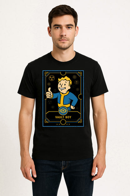 Vault Boy Retro Gaming Unisex T-Shirt Fallout Series Character Tee