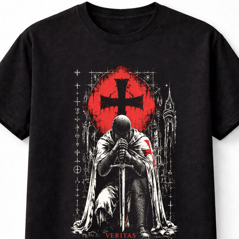 Veritas Aequitas Libertas Knights Templar Crusader Knight Unisex T-Shirt