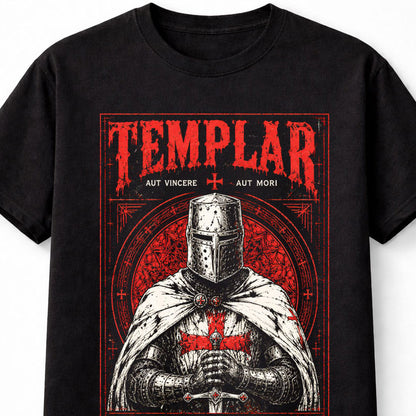 Templar Victory Or Death Crusader Knight Medieval Warrior Unisex T-Shirt