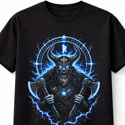 Viking Warrior Norse Axe Berserker Graphic Unisex T-Shirt