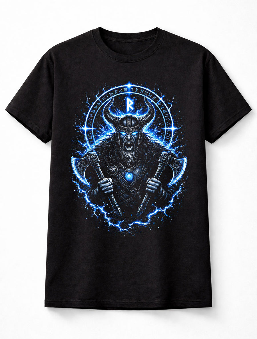 Viking Warrior Norse Axe Berserker Graphic Unisex T-Shirt
