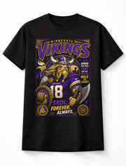 Minnesota Vikings NFL Football Fan Gift Skol Forever Unisex T-Shirt