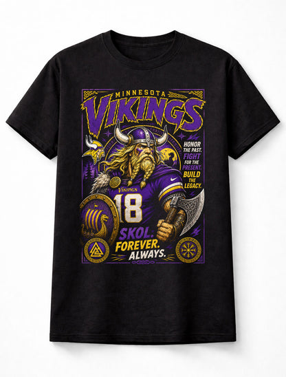 Minnesota Vikings NFL Football Fan Gift Skol Forever Unisex T-Shirt
