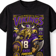 Minnesota Vikings NFL Football Fan Gift Skol Forever Unisex T-Shirt
