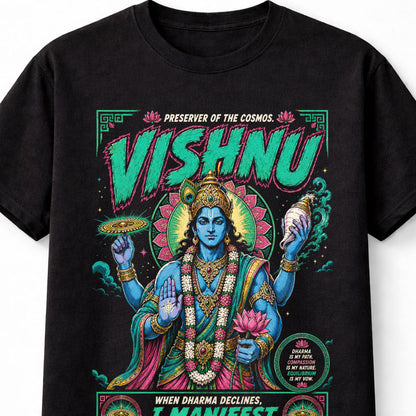 Vishnu Hindu God Dharma Mythology Spiritual Deity India Unisex T-Shirt