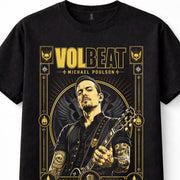 Volbeat Michael Poulsen Heavy Metal Rock Band Graphic Unisex T-Shirt