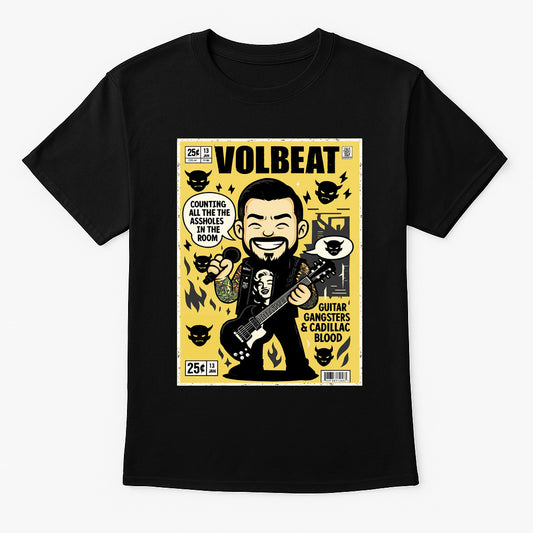 Volbeat Lola Montez Rockabilly Metal Funko Pop Style Unisex T-Shirt