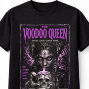 Voodoo Queen Horror Gothic Witchcraft VHS Movie Poster Unisex T-Shirt
