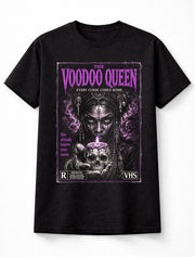 Voodoo Queen Horror Gothic Witchcraft VHS Movie Poster Unisex T-Shirt