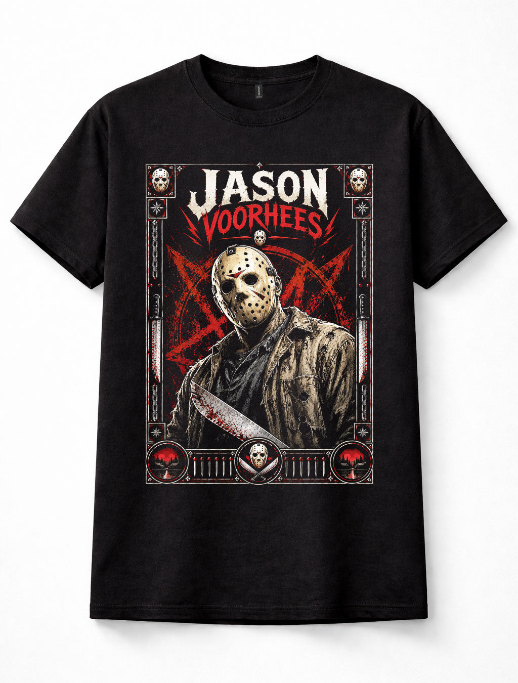 Friday the 13th Jason Voorhees Horror Movie Graphic Tee Unisex T-Shirt
