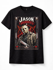Friday the 13th Jason Voorhees Horror Movie Graphic Tee Unisex T-Shirt