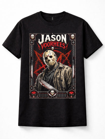 Friday the 13th Jason Voorhees Horror Movie Graphic Tee Unisex T-Shirt
