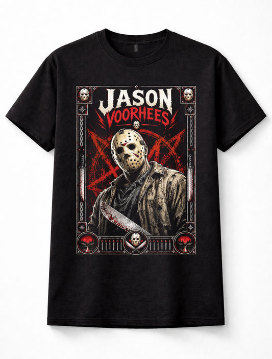 Friday the 13th Jason Voorhees Horror Movie Graphic Tee Unisex T-Shirt