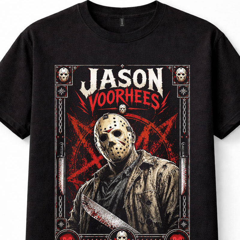Friday the 13th Jason Voorhees Horror Movie Graphic Tee Unisex T-Shirt
