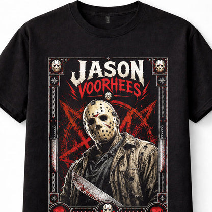Friday the 13th Jason Voorhees Horror Movie Graphic Tee Unisex T-Shirt