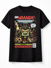Ork Warhammer 40,000 T-Shirt WAAAGH Gaming Unisex Black Graphic Tee