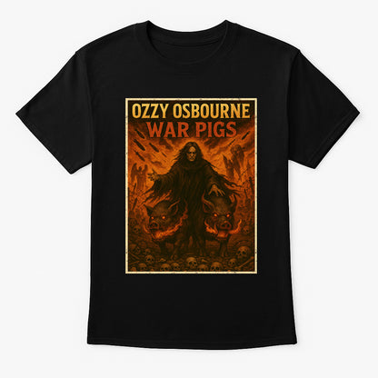 Ozzy Osbourne War Pigs Unisex T-Shirt Classic Heavy Metal Rock Tee
