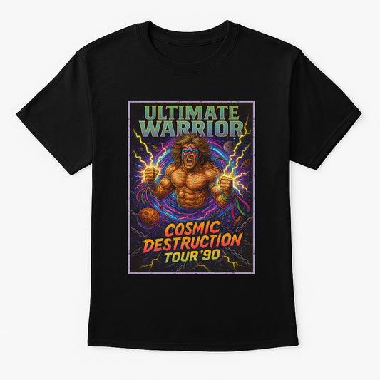 Ultimate Warrior “Cosmic” Retro Tour Unisex T-Shirt Vintage 90s Wrestling Graphic Tee