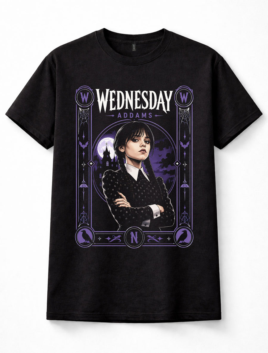 Wednesday Addams Nevermore Academy Gothic Netflix TV Series Unisex T-Shirt