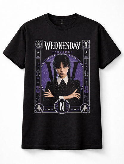 Wednesday Addams Nevermore Academy Gothic Horror TV Unisex T-Shirt