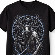 Wendigo Cryptid Horror Monster Occult Gothic Black Unisex T-Shirt