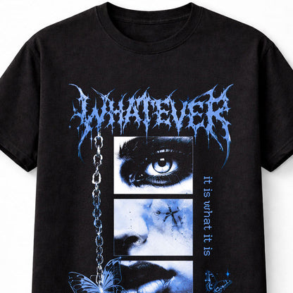 Whatever Butterfly Goth Grunge Y2K Graphic Unisex T-Shirt