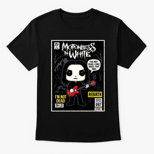 Motionless In White Another Life Goth Metalcore Funko Pop Style Unisex T-Shirt