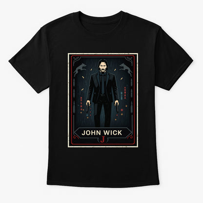 John Wick Retro Action Unisex T-Shirt Assassin Movie Graphic Tee