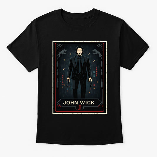 John Wick Retro Action Unisex T-Shirt Assassin Movie Graphic Tee