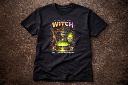 Witch Spellcasting Nightmare Unisex Toxic Gothic Occult Horror T-Shirt