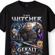 The Witcher Geralt Ciri Yennefer Fantasy RPG Gamer Unisex T-Shirt