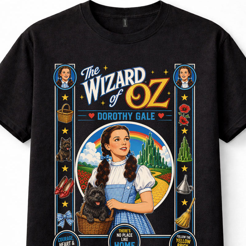 The Wizard of Oz Dorothy Gale Classic Movie Graphic Tee Unisex T-Shirt