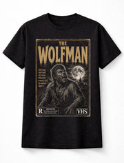 Wolfman Werewolf Horror Movie VHS Full Moon Gothic Unisex T-Shirt
