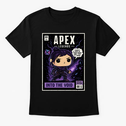 Apex Legends Wraith “Into the Void” Unisex T-Shirt – Retro Voidwalker Hero Graphic Tee