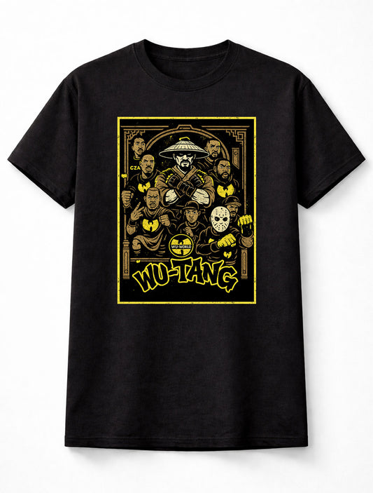 Wu-Tang Clan Shaolin Legacy Unisex Black Graphic Tee