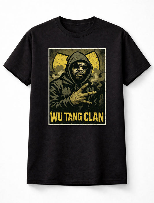 Wu-Tang Clan T-Shirt Hip Hop Legends Unisex Black Graphic Tee