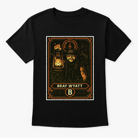 Bray Wyatt Follow The Buzzards Retro Unisex T-Shirt Horror Wrestling Tee