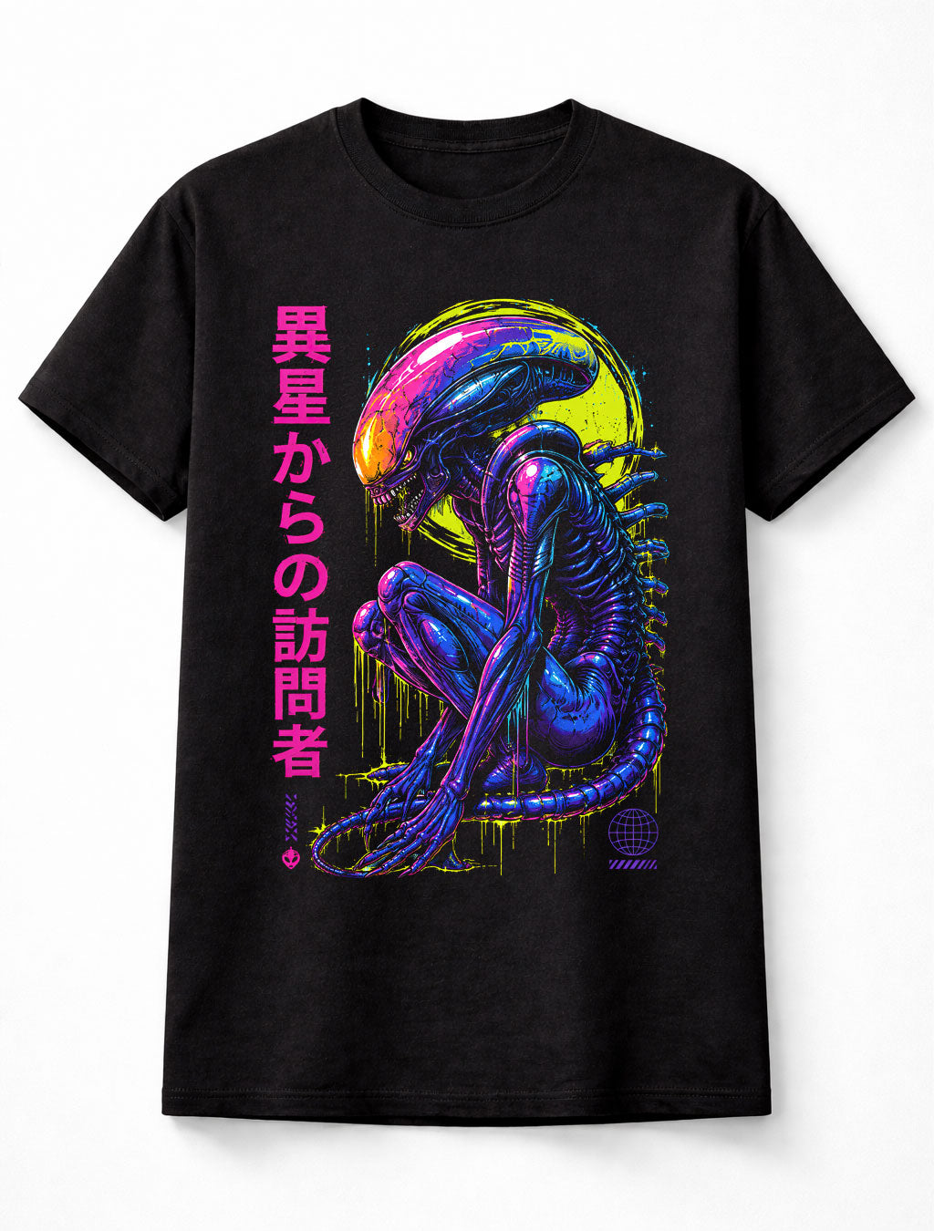 Xenomorph Alien Japanese Sci Fi Horror Movie Unisex T-Shirt
