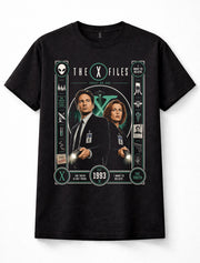 The X-Files Mulder Scully FBI Sci Fi TV Series Unisex T-Shirt