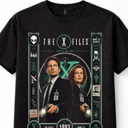 The X-Files Mulder Scully FBI Sci Fi TV Series Unisex T-Shirt