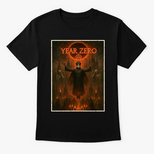 Ghost – Year Zero Unisex T-Shirt Occult Rock Band Merch Tee