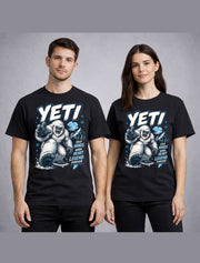 Yeti Abominable Snowman Cryptid Winter Legend Graphic Unisex T-Shirt
