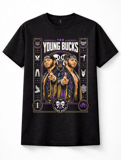 The Young Bucks AEW Superkick Party Tag Team Wrestling Unisex T-Shirt