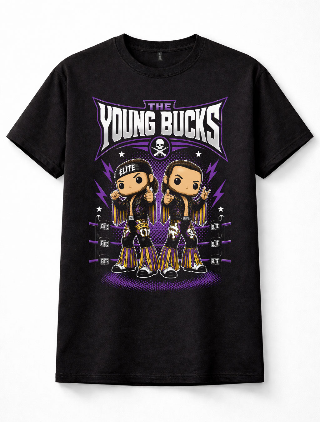 Young Bucks AEW Matt Nick Jackson Elite Tag Team Wrestling Pop Unisex T-Shirt